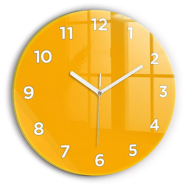 Tulup Wanduhr Wanduhr Glasrunde Uhr Moderne günstig online kaufen