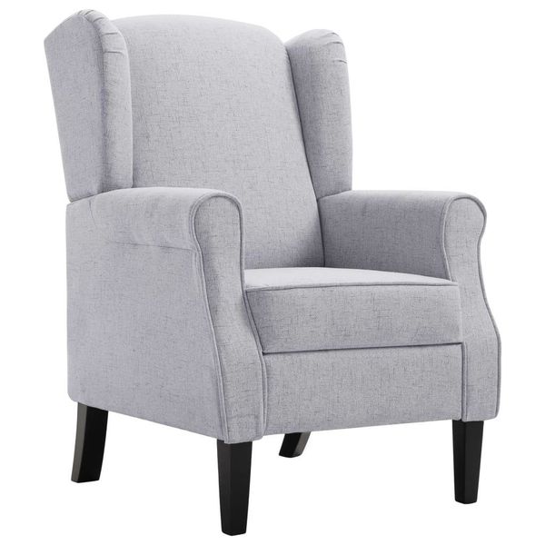 vidaXL Sessel Sessel Hellgrau Stoff (1-St) günstig online kaufen
