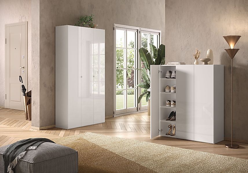 INOSIGN Schuhschrank "SMILE Breite 95 cm, Höhe 184 cm, Schuhregal mit 7 Ebe günstig online kaufen