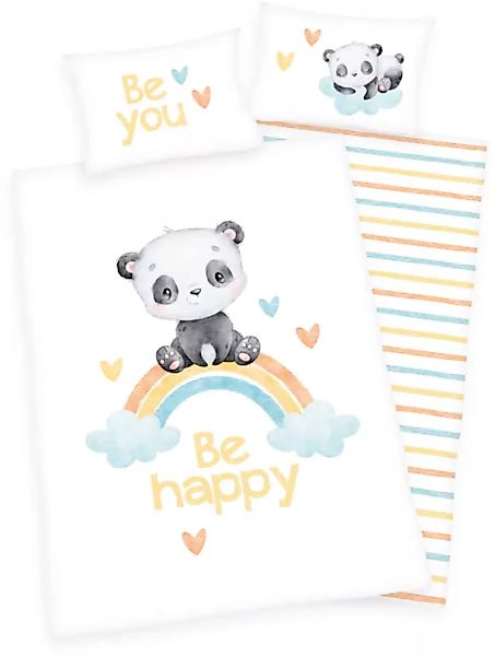 Baby Best Babybettwäsche »Regenbogen Panda«, (2 tlg.) günstig online kaufen