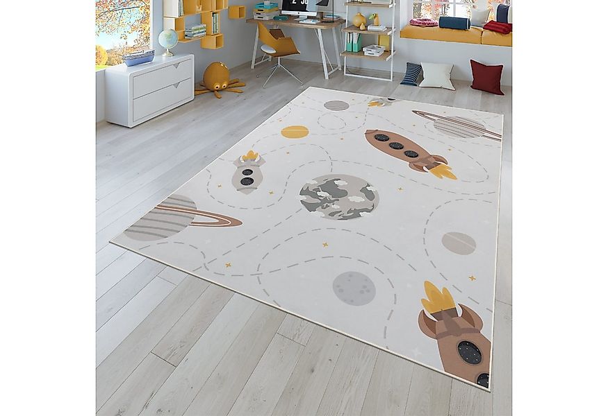 TT Home Teppich 10-348-24_80X150_Creme_Rechteckig, Rechteckig, Höhe: 4 mm, günstig online kaufen