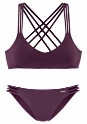 Bruno Banani Bustier-Bikini mit Zierbändern günstig online kaufen