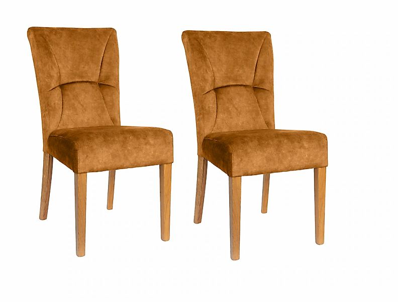 Home affaire 4-Fußstuhl "Henry" (Set) 2 Stk.Sitz und Rücken gepolstert günstig online kaufen