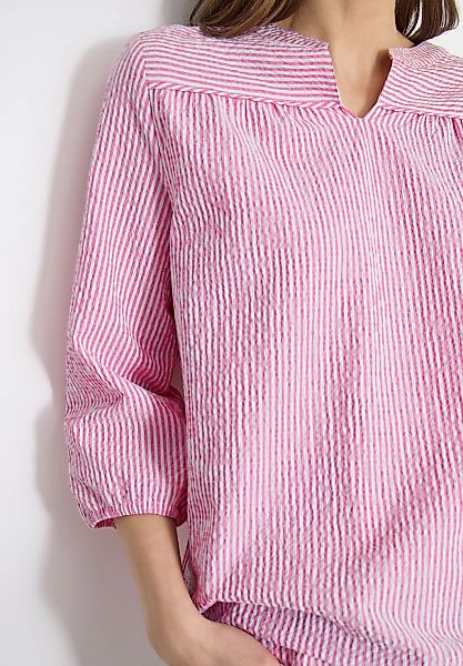 Cecil Shirtbluse mit gestreiftem Seersucker-Look günstig online kaufen