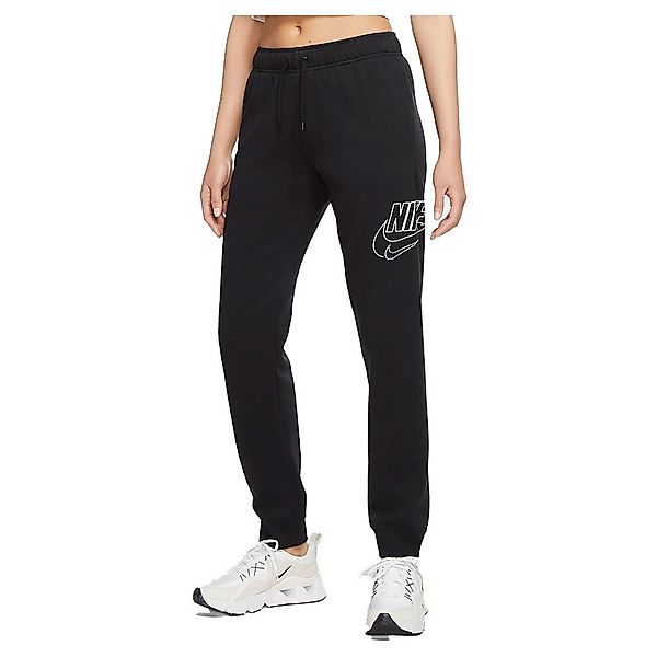 Nike Sportswear Fleece Joggers Hose XS Black / White günstig online kaufen