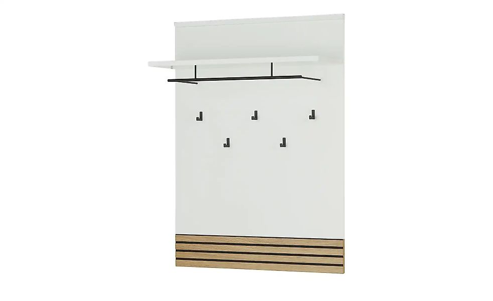 Garderobenpaneel  Linea ¦ weiß ¦ Holzwerkstoff ¦ Maße (cm): B: 90 H: 118,7 günstig online kaufen