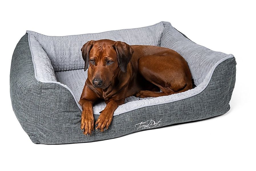 TrendPet Tierbett VitaBed Classic Grau - Orthopädisches Hundebett, 100% Pol günstig online kaufen