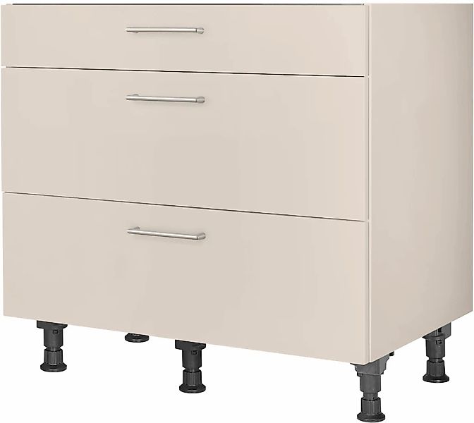 nobilia Kochfeldumbauschrank ""Laser", vormontiert, mit Schubkasten und Aus günstig online kaufen