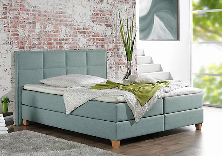 Home affaire Boxspringbett »Casey«, in 5 Breiten, 3 Ausführungen, 2 Härtegr günstig online kaufen