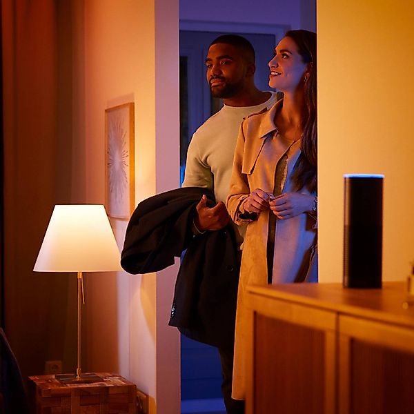Philips Hue LED-Leuchtmittel 2x E27 8,1 W CCT RGB Bridge Pro günstig online kaufen