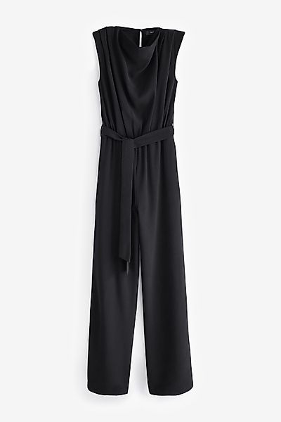 Next Jumpsuit Overall mit Wasserfallausschnitt, Petite günstig online kaufen