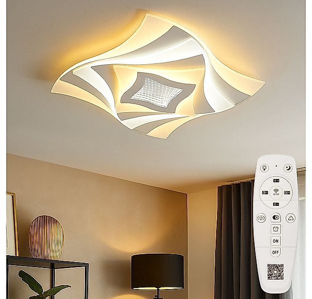 V-TAC LED Deckenleuchte, LED-Leuchtmittel fest verbaut, Kaltweiß, Warmweiß, günstig online kaufen