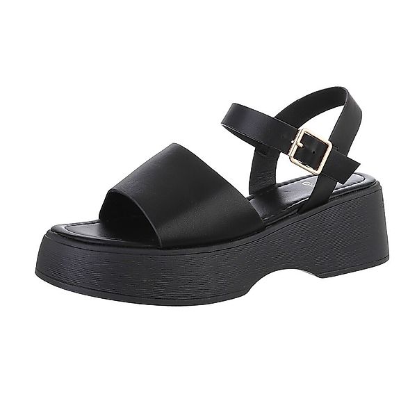 Ital-Design Damen Freizeit Plateausandaletten (86526919) Keilabsatz/Wedge günstig online kaufen