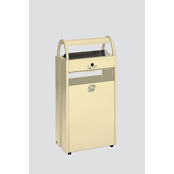 PROREGAL Kombiascher Mit Schloss Und Blenden 60 Liter HxBxT 98 x 48,5 x 26, günstig online kaufen