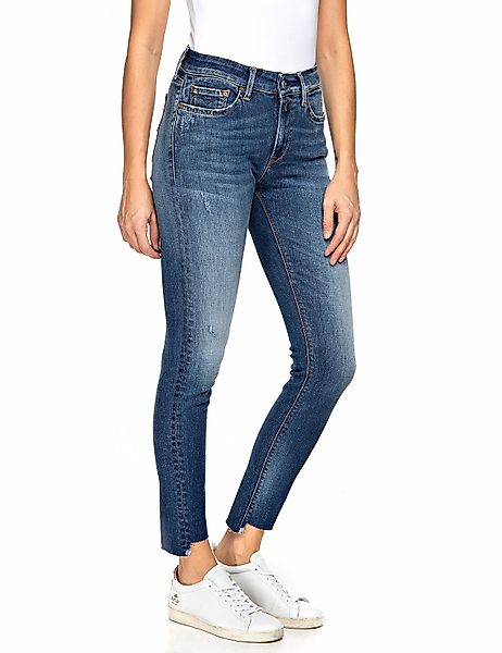 Replay Damen Jeans LUZIEN - Skinny Fit - Blau - Medium Blue günstig online kaufen