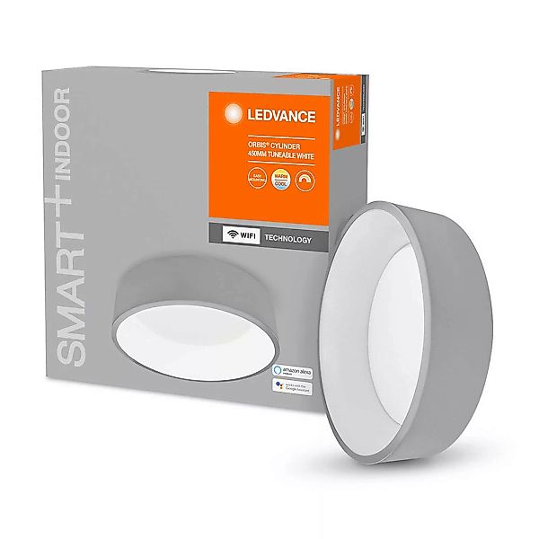 LEDVANCE SMART+ WiFi Orbis Cylinder CCT 45cm grau günstig online kaufen