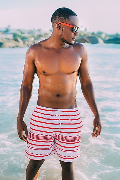 Luvanni Badehose Badehose Herren Schnelltrocknende Beachshorts günstig online kaufen