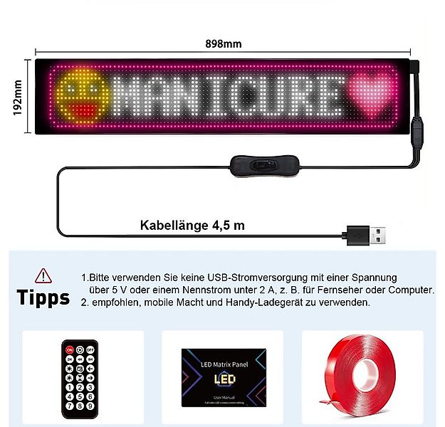 PRIISF Frontscheibenabdeckung Auto Licht Zubehör LED Augen Lkw Devil's Eye günstig online kaufen