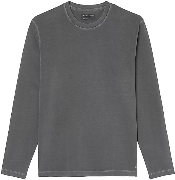 Marc OPolo Langarmshirt "T-shirt, long sleeve, crew neck, embroidery" günstig online kaufen