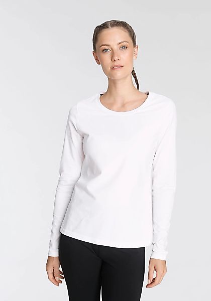 Eastwind Langarmshirt, (3er-Pack), Langarm, im Basic-Stil, Rundhalsausschni günstig online kaufen