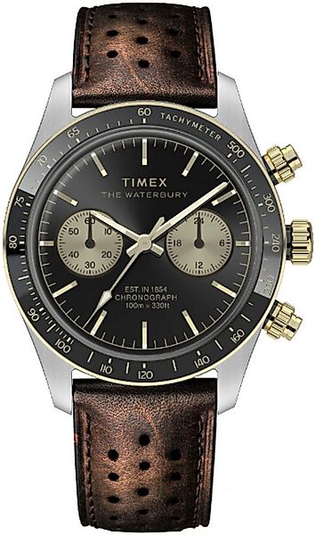 Timex Chronograph WATERBURY HERITAGE TW2Y24100AJ, Quarzuhr, Armbanduhr, Her günstig online kaufen