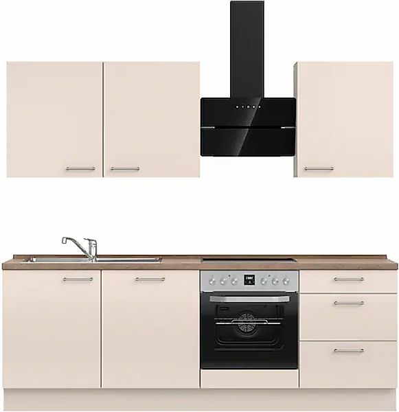 nobilia® Küchenzeile »"Laser II"«, vormontiert, Ausrichtung wählbar, Breite günstig online kaufen
