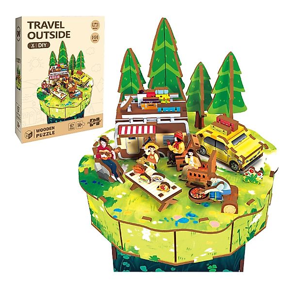 Esun Spieluhr 3D Puzzle Holz Musikbox günstig online kaufen