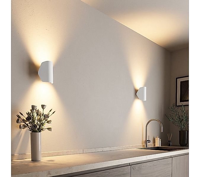 Neona LED Wandleuchte POLARIS Weiß, Innovative 360° drehbares Leuchtelement günstig online kaufen