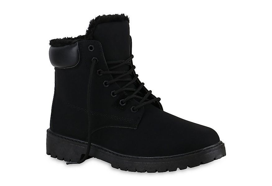 VAN HILL 840855 Bootsschuh Herren Warm Gefütterte Worker Boots Bequeme Prof günstig online kaufen