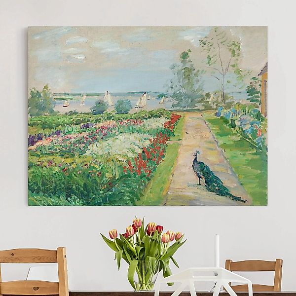 Leinwandbild Kunstdruck - Querformat Max Slevogt - Park am Wannsee günstig online kaufen