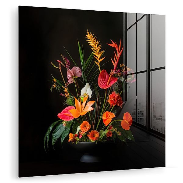 MuchoWow Acrylglasbild Schale - Strauß - günstig online kaufen