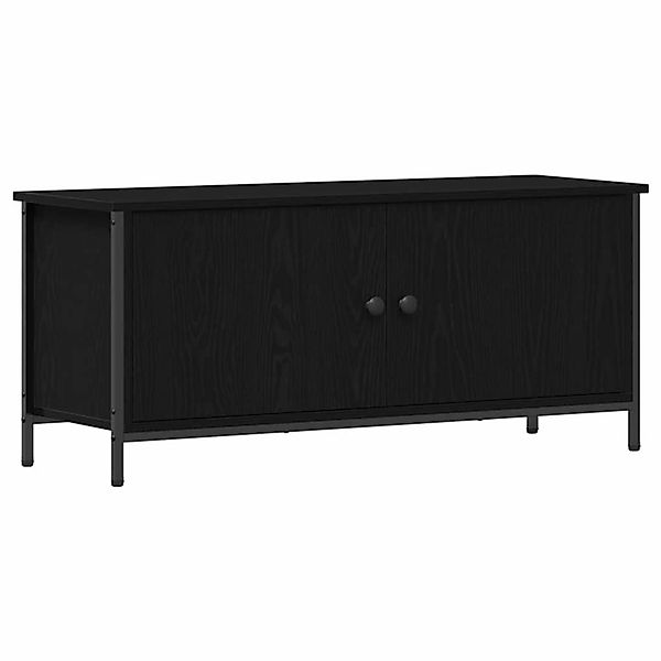 vidaXL TV-Schrank Schwarz Eichen-Optik 100 x 35 x 45 cm Holzwerkstoff 87388 günstig online kaufen