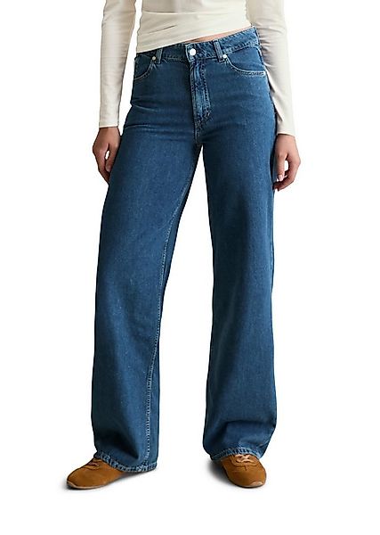Marc O'Polo DENIM Weite Jeans aus Rigid Denim günstig online kaufen