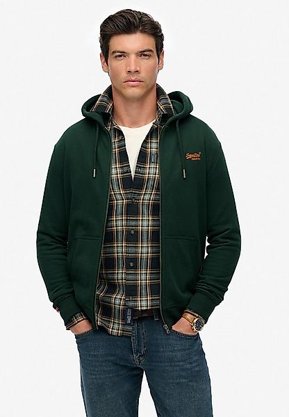 Superdry Kapuzensweatjacke ESSENTIAL LOGO ZIP HOODIE HB Baumwollmischung, s günstig online kaufen