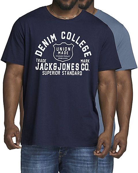 Jack & Jones PlusSize Print-Shirt (2er-Pack) günstig online kaufen