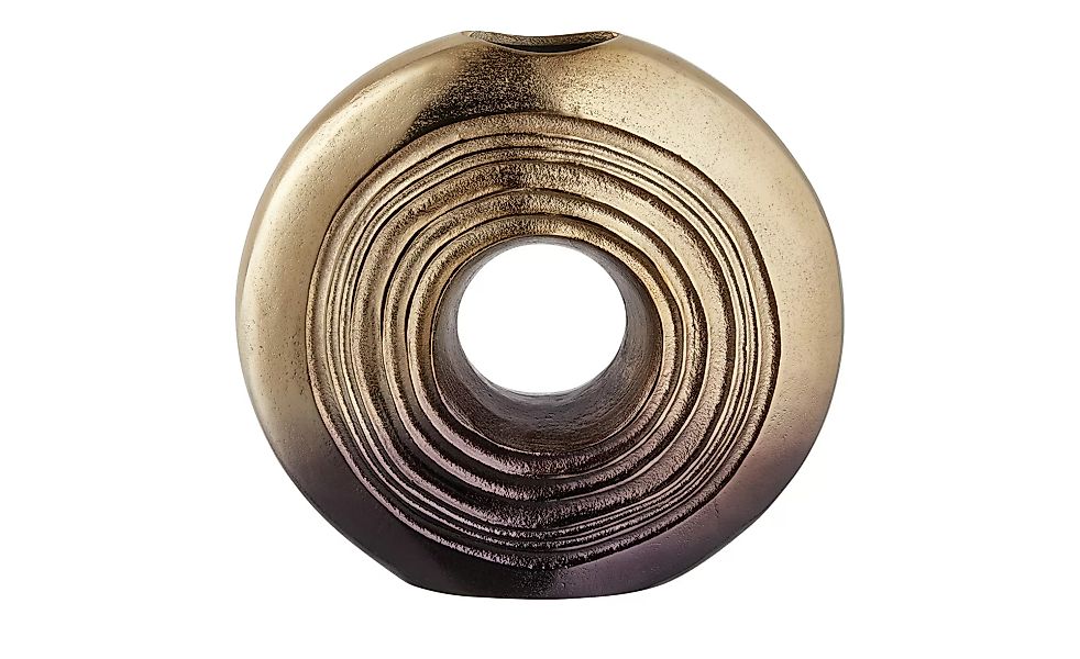 Vase - gold - Metall - 28 cm - 30 cm - 9 cm - Sconto günstig online kaufen