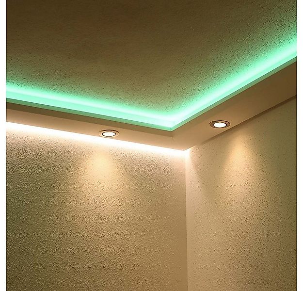 Licht-Trend Stuckleiste Dekor-Profil M Stuckleiste 1,2 m indirekt Wand oder günstig online kaufen