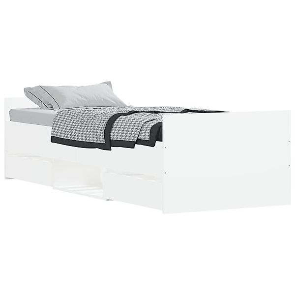 vidaXL Bett Bettgestell mit Kopf- und günstig online kaufen