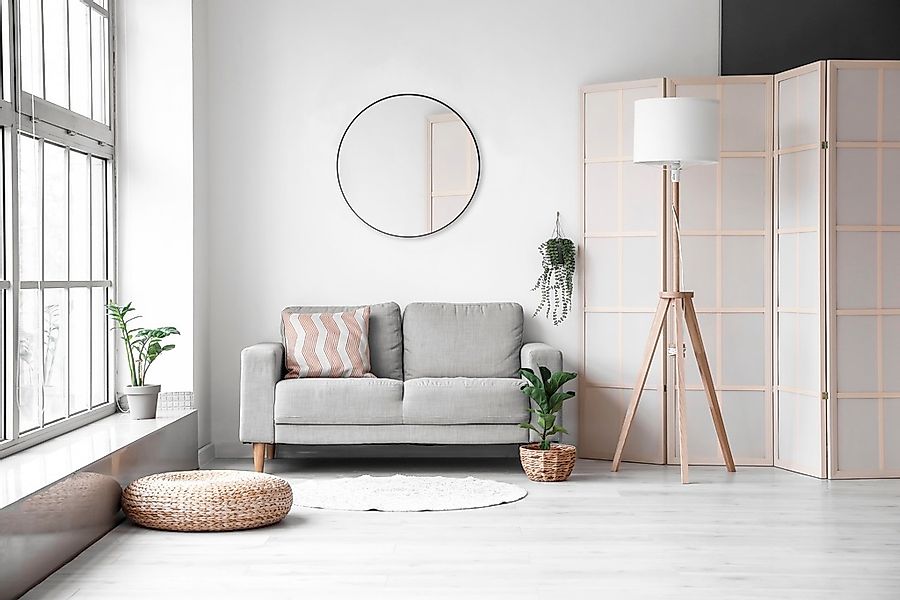 MIRRORS AND MORE Dekospiegel "Britney", (1 St.), Wandspiegel, rund, Ø 80 cm günstig online kaufen