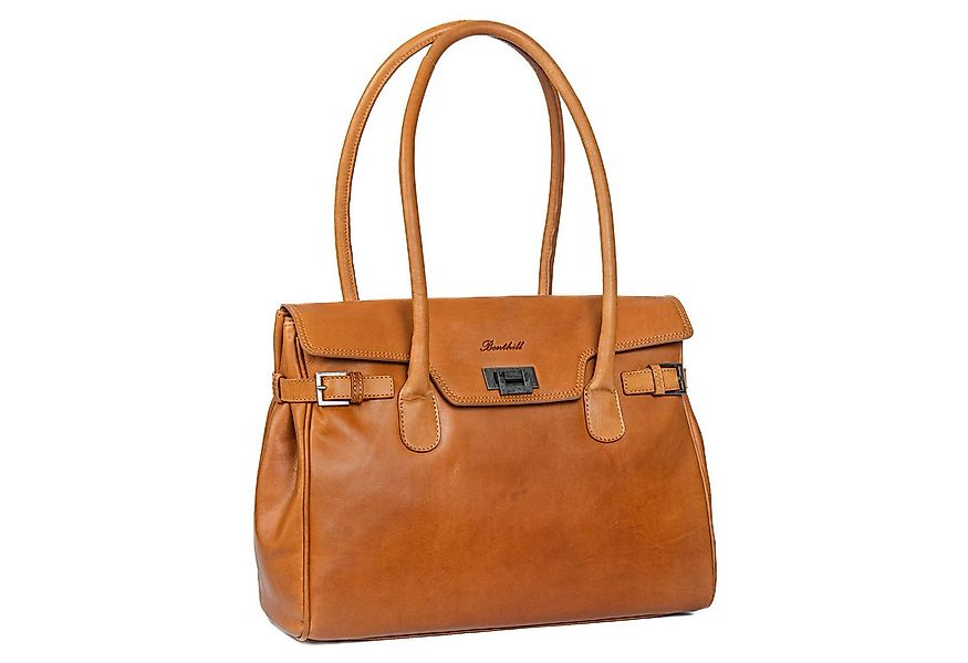 Benthill Henkeltasche Damen Echt Leder Handtasche Schultertasche Vintage Ba günstig online kaufen
