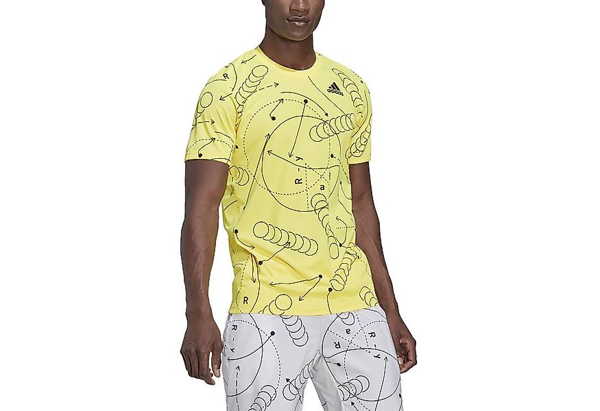 adidas Performance T-Shirt Club Graphic Tee gelb Herren günstig online kaufen