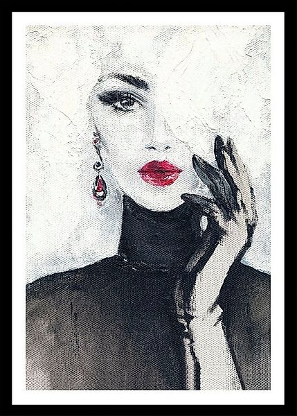 Bönninghoff Bild mit Rahmen, Fashion, Frau (1 St), BxH: 50x70 cm günstig online kaufen