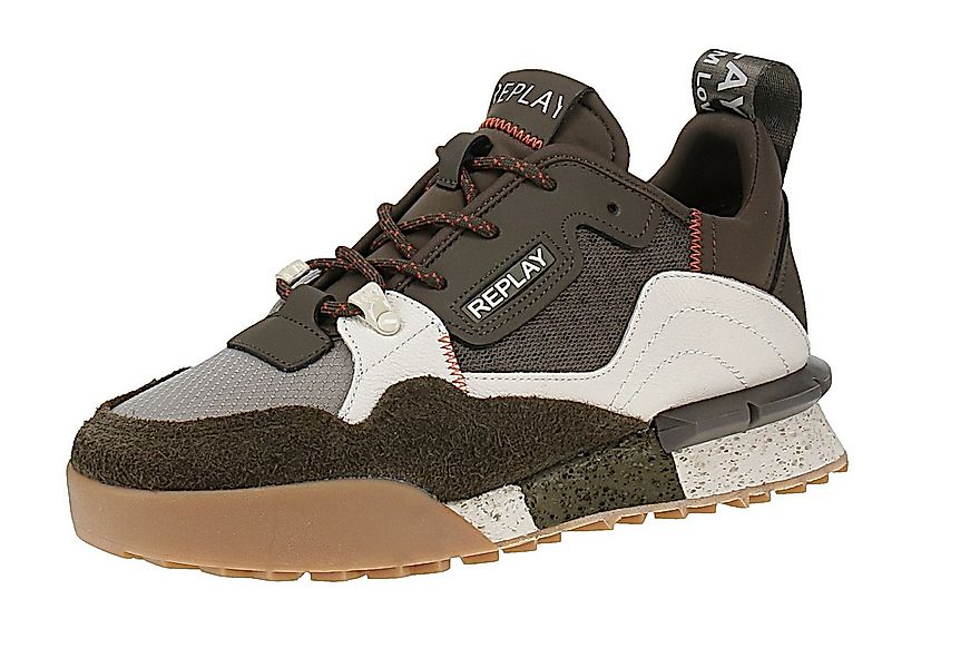Replay Replay Field Edge 26 GMS1P C0074L - Herren Sneaker - 039-Mil-Green S günstig online kaufen