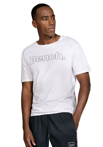 Bench. Loungewear T-Shirt 2 Stk. tlg. Shirt mit Logoprint, Basicshirt mit R günstig online kaufen
