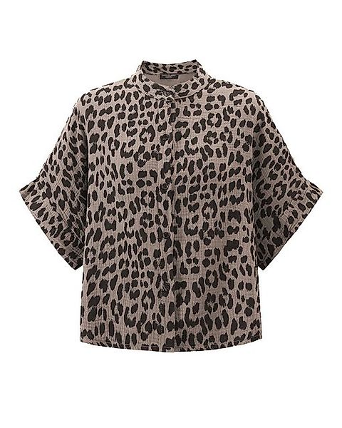 SASSYCLASSY Kurzarmbluse Oversize Musselin Bluse Damen günstig online kaufen