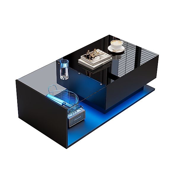 OKWISH Couchtisch mit LED-Beleuchtung (1-St., mit günstig online kaufen