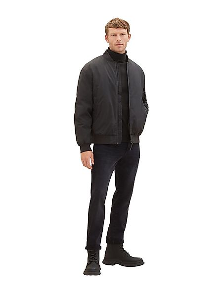 Tom Tailor Herren Jeans JOSH - Slim Fit - Schwarz - Used Dark Stone Black D günstig online kaufen