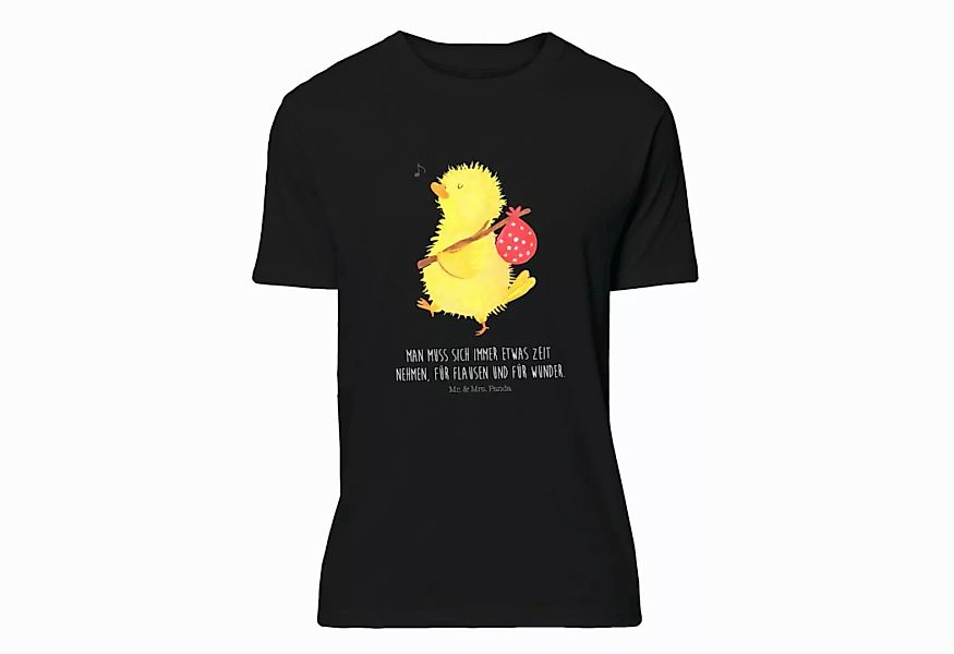 Mr. & Mrs. Panda T-Shirt Küken Wanderer - Schwarz - Geschenk, Lustiges T-Sh günstig online kaufen