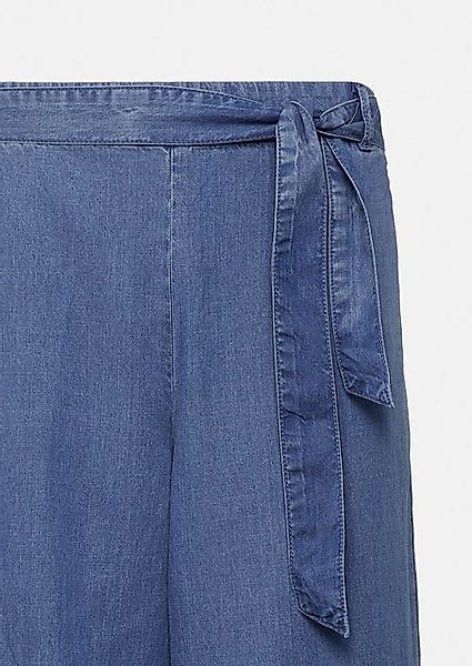 Comma 7/8-Jeans Culotte-Jeans im Loose Fit mit Paperbag-Bund günstig online kaufen