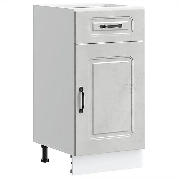 vidaXL Küchenunterschrank Kalmar Betongrau Holzwerkstoff 853471 günstig online kaufen